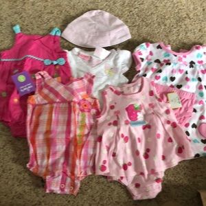 Five Baby summer sets ( 3 month)